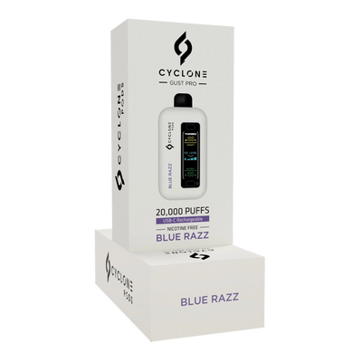 Cyclone Pods Gust Pro nicotine-free vape compared to Elf Bar