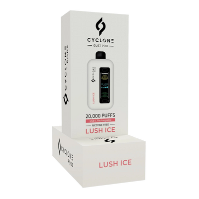 Cyclone Pods Gust Pro nicotine-free vape compared to Lost Mary