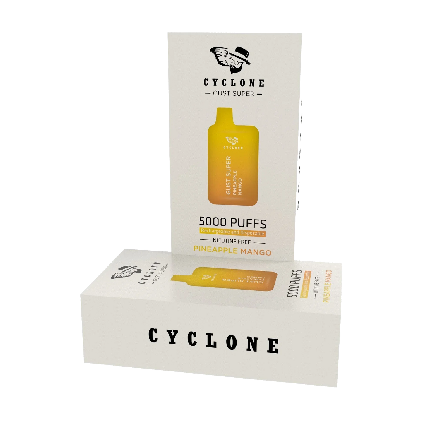 gust super pineapple mango nicotine free disposable