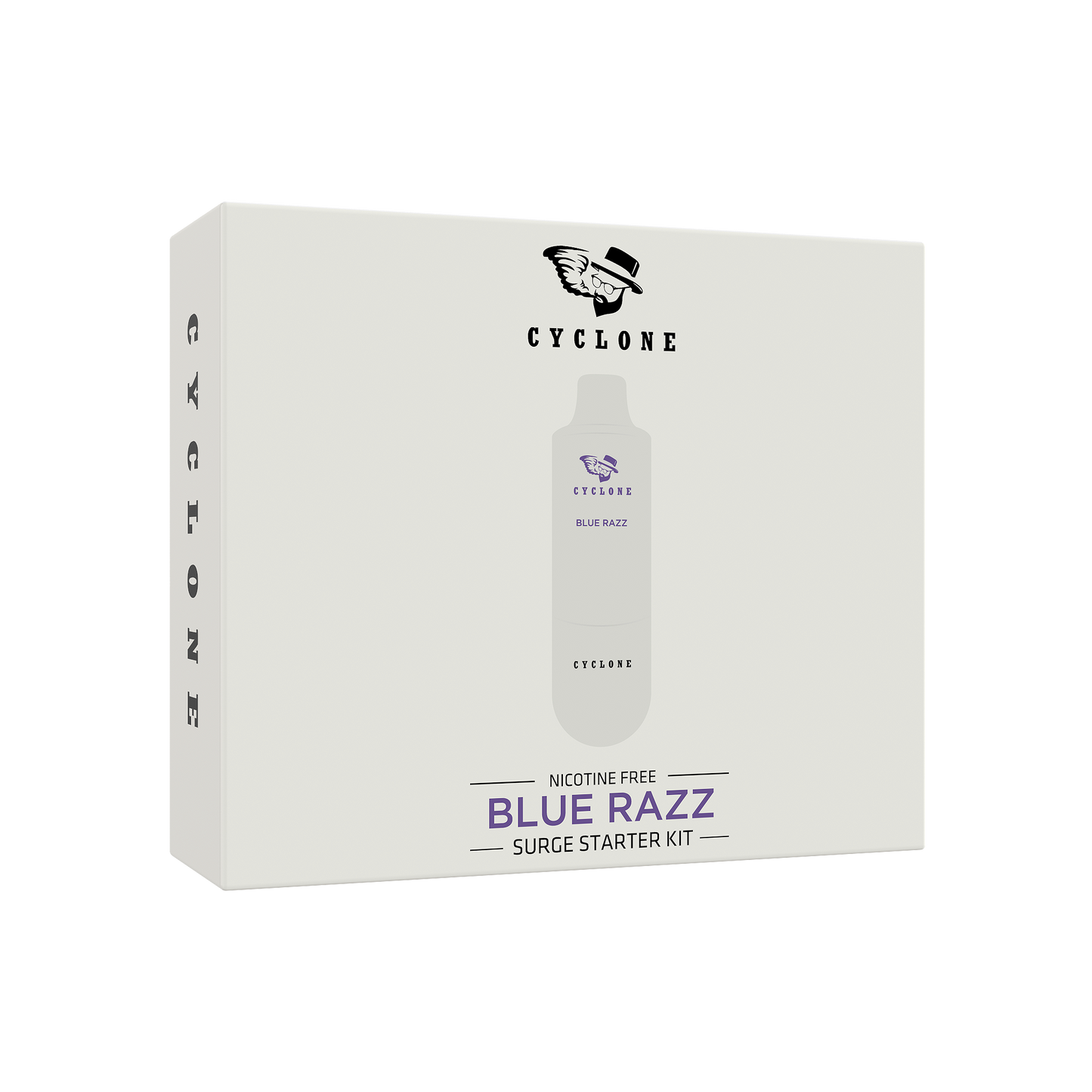 Surge Blue Razz Ice Nicotine-Free Vape Starter Kit