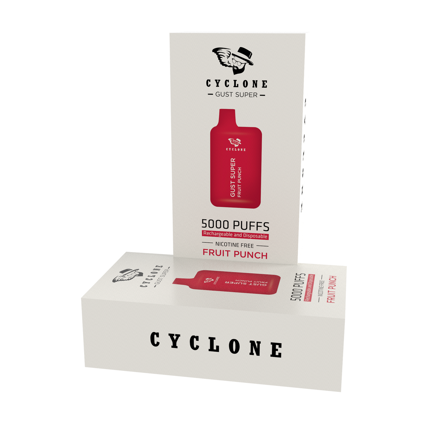 gust super fruit punch nicotine free disposable