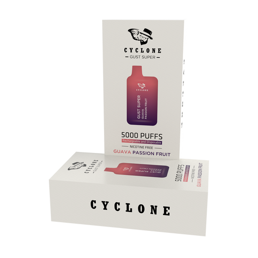 gust super guava passion fruit nicotine free disposable