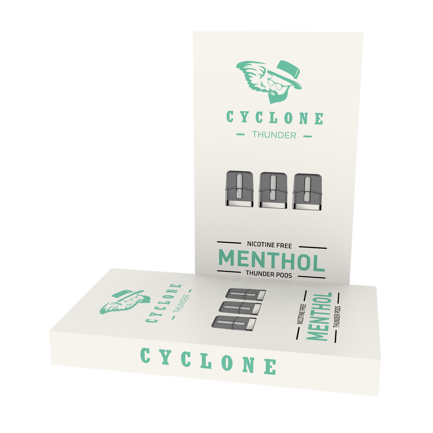Nicotine Free Thunder Menthol Pods