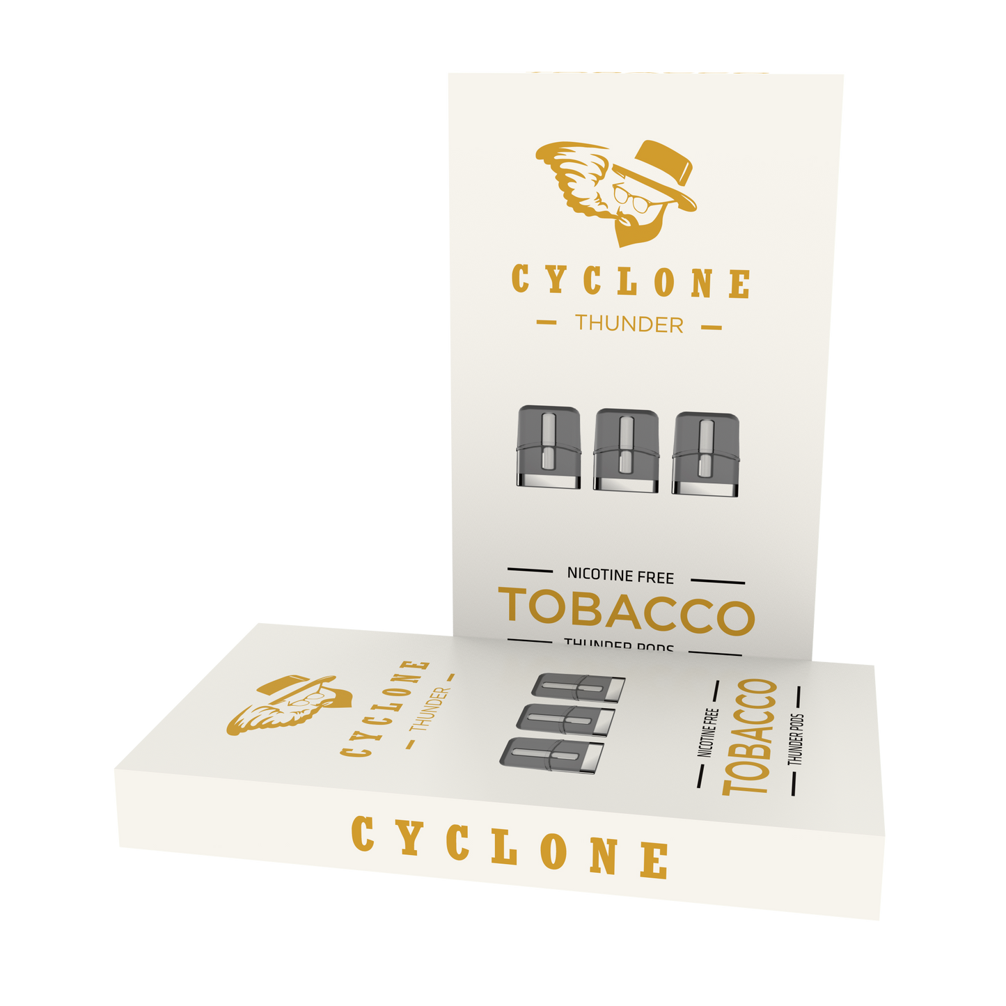 Nicotine Free Thunder Tobacco Flavored Vape Pods
