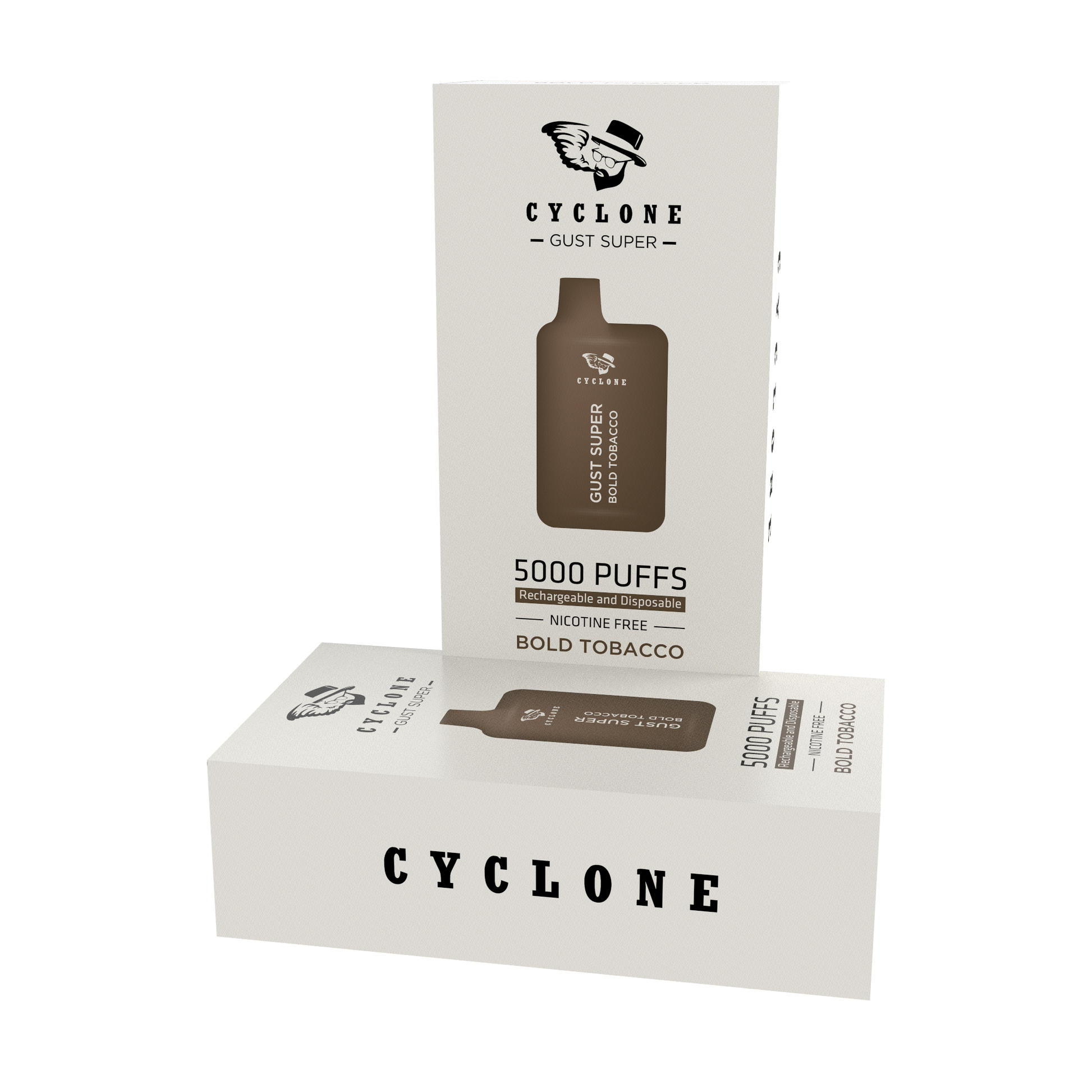 gust super bold tobacco nicotine free disposable