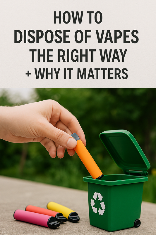 How to Dispose of Vapes the Right Way + Why It Matters