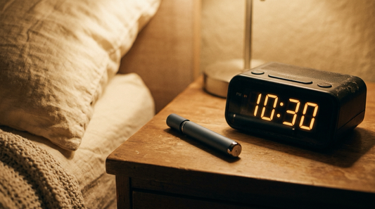 Melatonin pen and bedside clock — melatonin vape safety