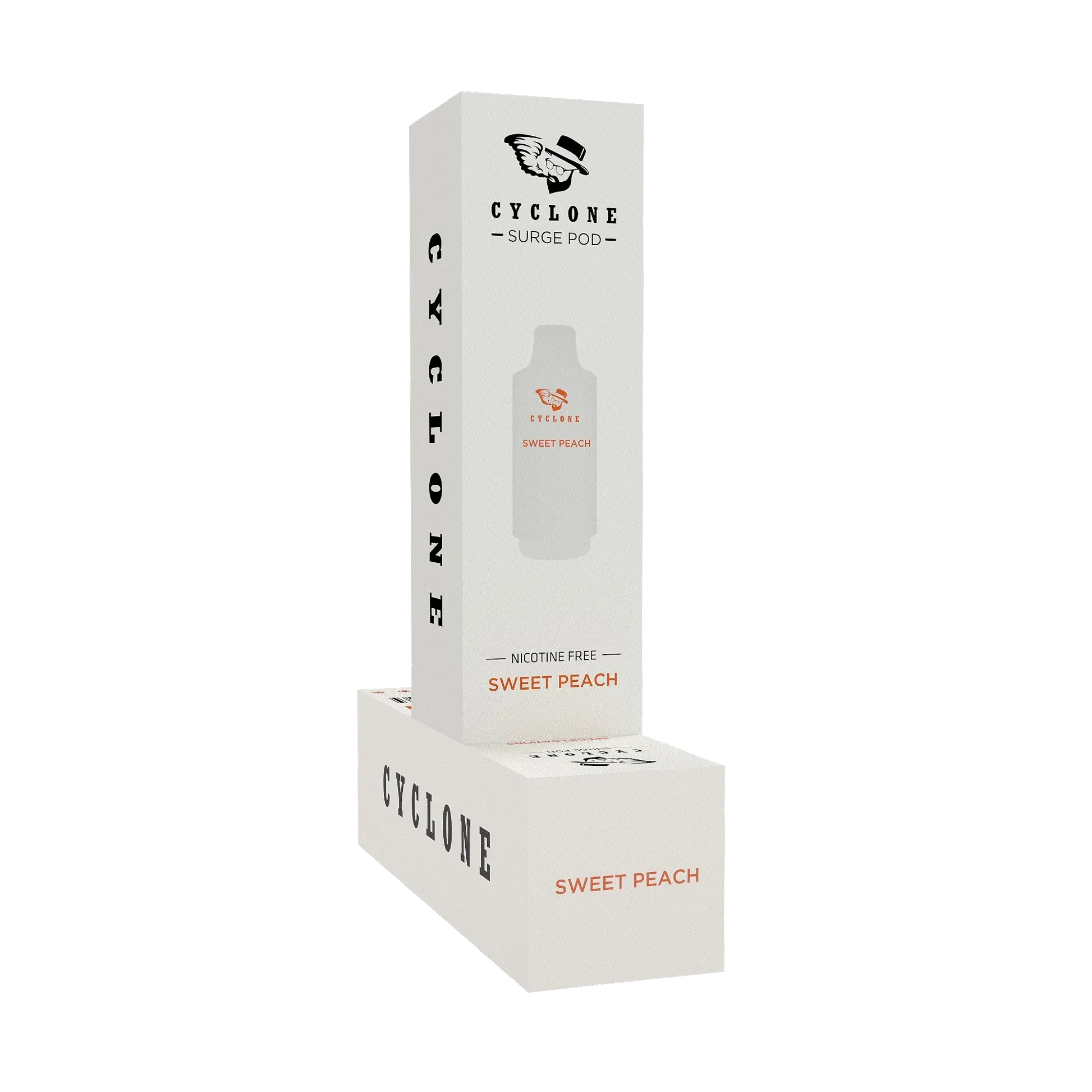 Zero Nicotine Surge Sweet Peach Pod  Cyclone Pods