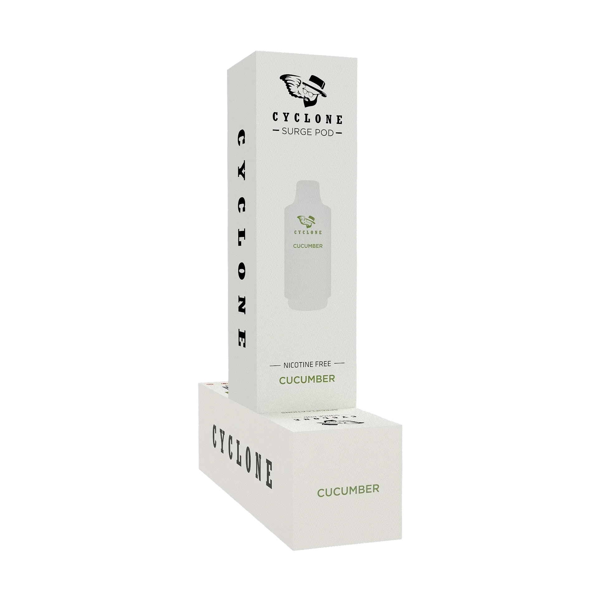 Zero Nicotine Surge Cucumber Pod Cyclone Pods Zero Nicotine Surge Cucumber Pod Cyclone Pods