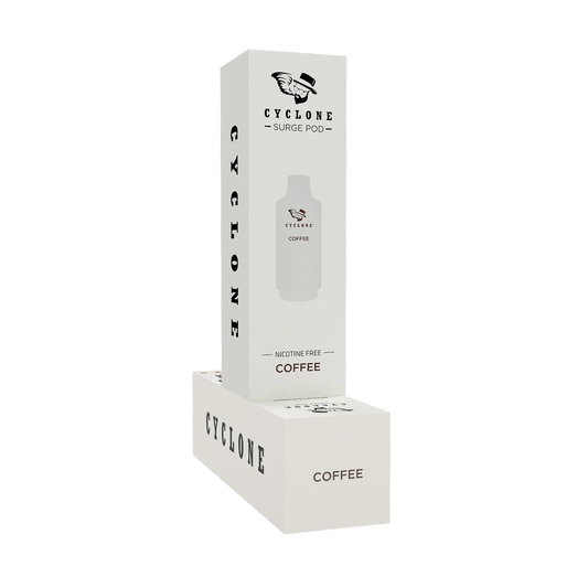 Coffee Flavored Vapes | Nicotine-Free | Cyclone Pods Coffee Flavored Vapes | Nicotine-Free | Cyclone Pods