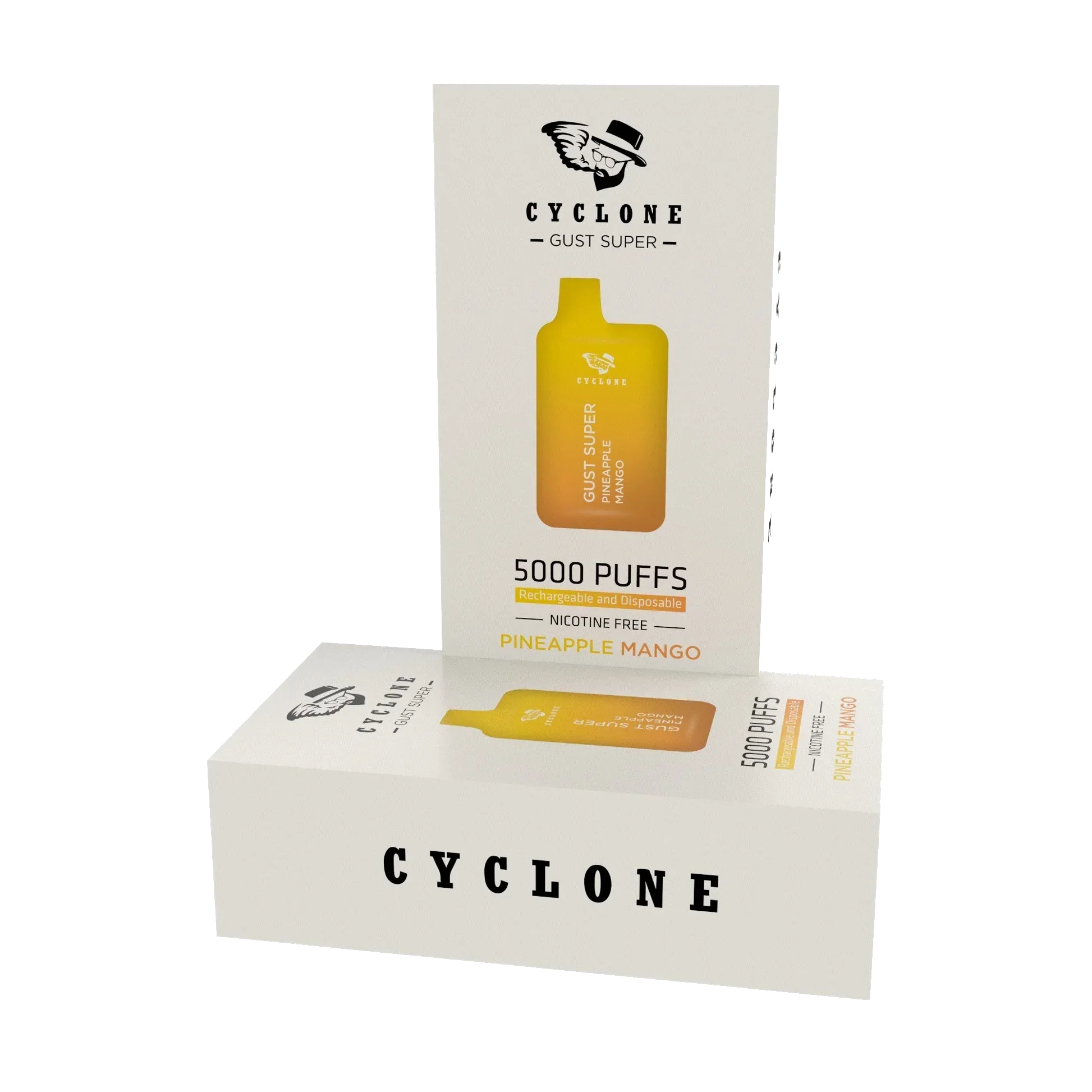 gust super pineapple mango nicotine free disposable