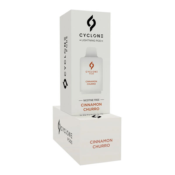 Lightning Cinnamon Churro Pod Cyclone Pods Lightning Cinnamon Churro Pod Cyclone Pods