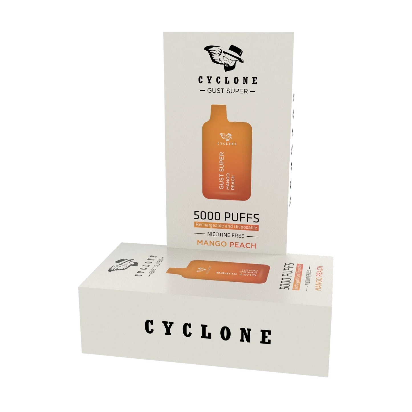 gust super mango peach nicotine free disposable