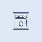 Screen display icon - battery and liquid level