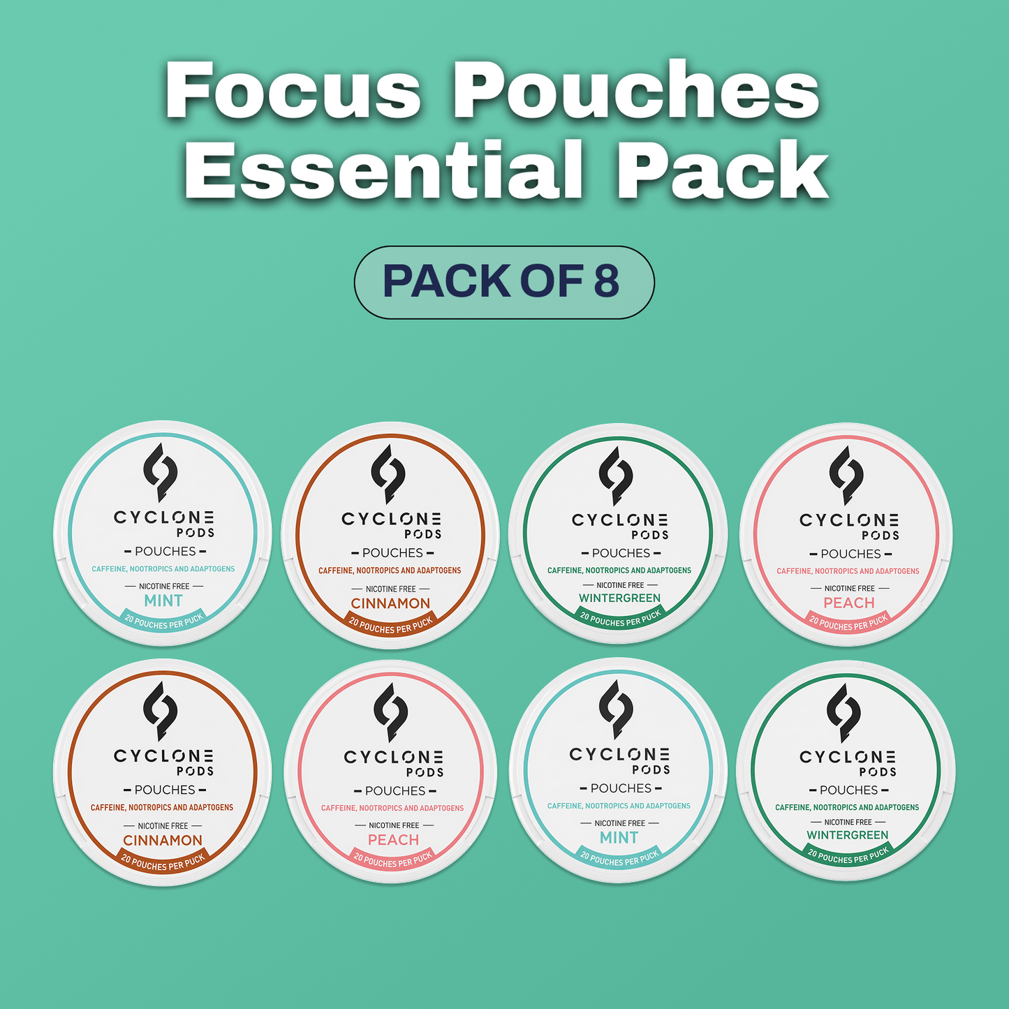 Focus Pouches Essential Pack of 8 product image